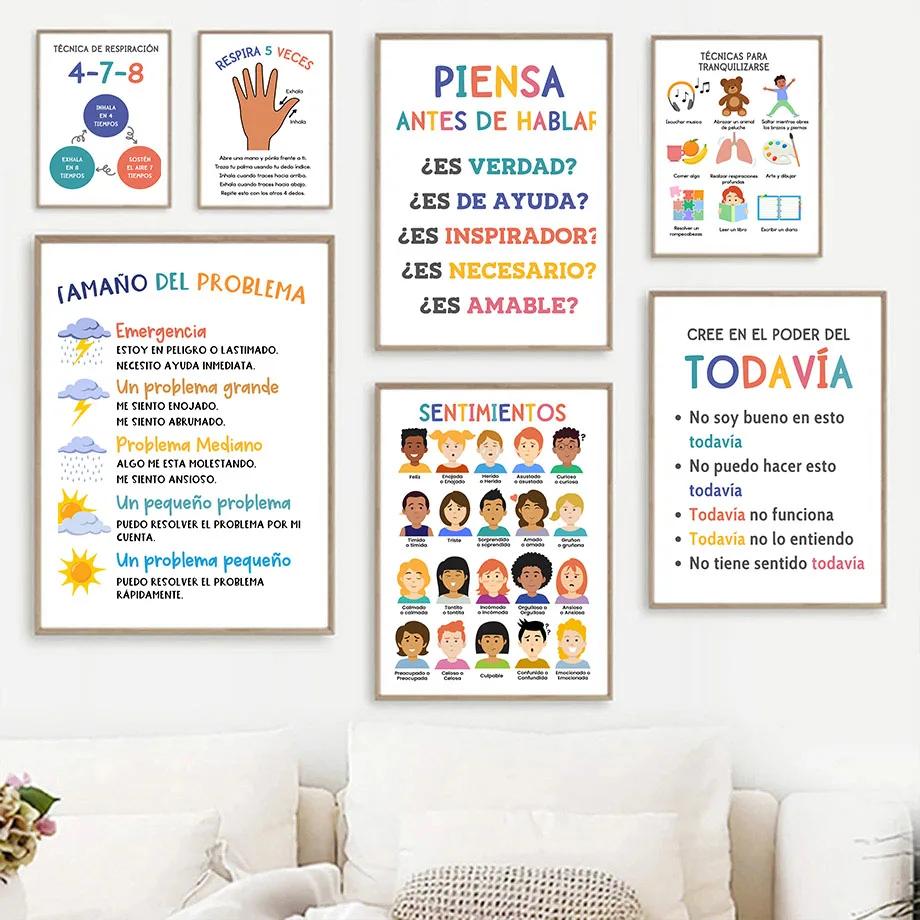 Kids Yoga Education - Spanish Child Education Emotion Yoga Weather