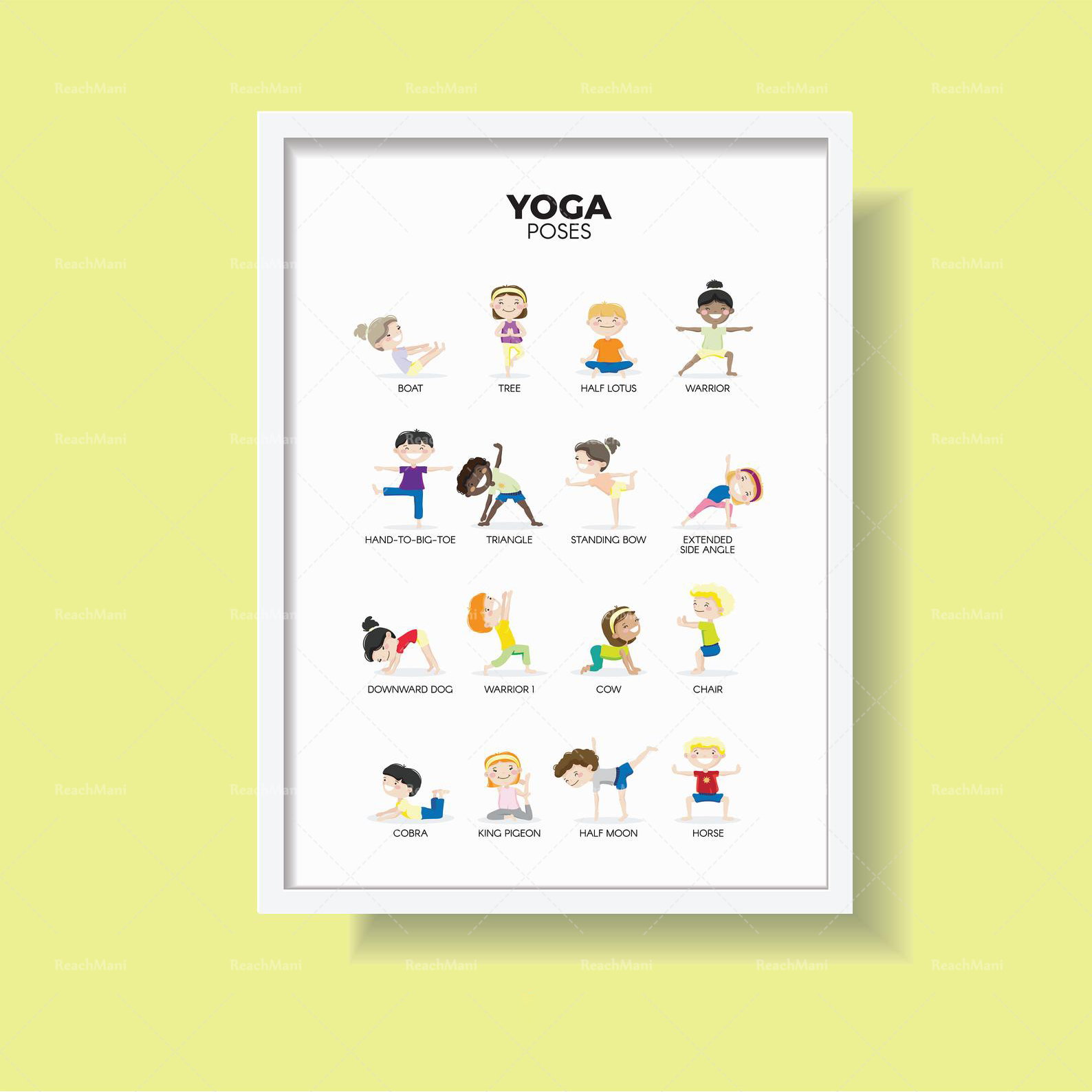 YOGA POSES Practical Life Kids - Kids Yoga Education recension och pris