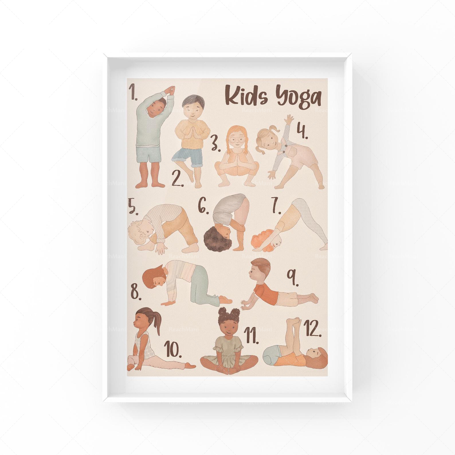 YOGA POSES Practical Life Kids - Kids Yoga Education recension och pris