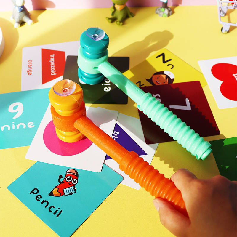 4 Colors Suction cup hammer，cl - Sight Word Game recension och pris