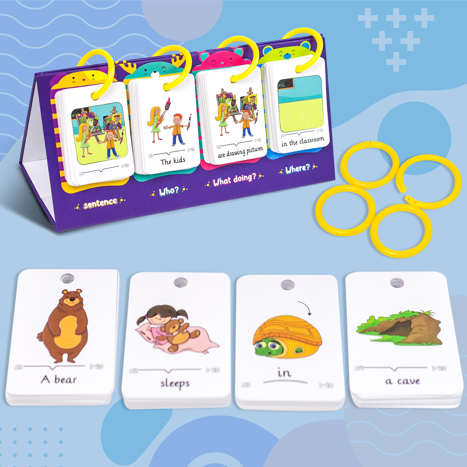 80Pcs Table Model Visual Word  - Kids Education Table recension och pris