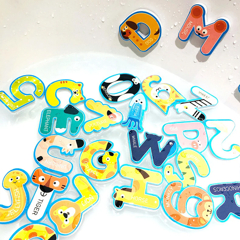 Baby Bath Toys Fun Foam Letter - Number Puzzle Foam recension och pris