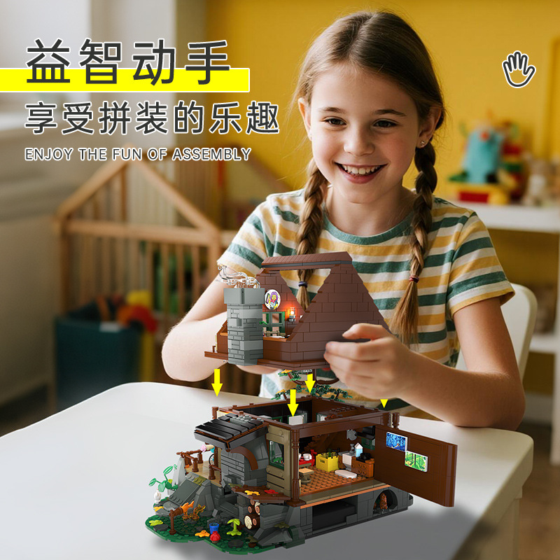 Realistic Forest Log Cabin Str - Kids Education Login recension och pris