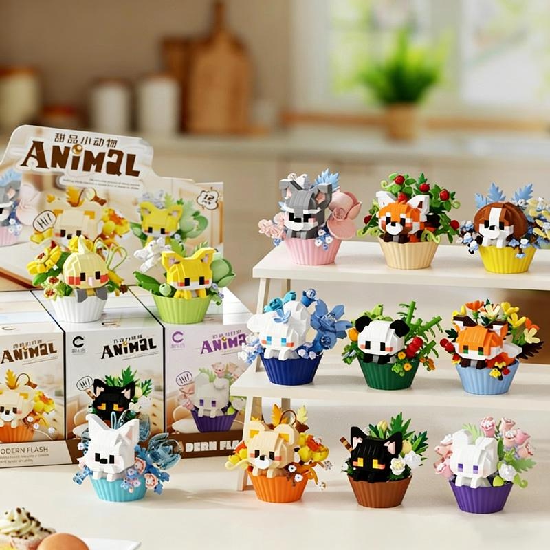 Cute Animal Building Block Toy - Kids Education Desk recension och pris