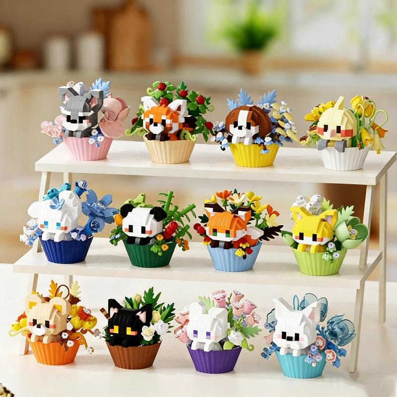 Cute Animal Building Block Toy - Kids Education Desk recension och pris