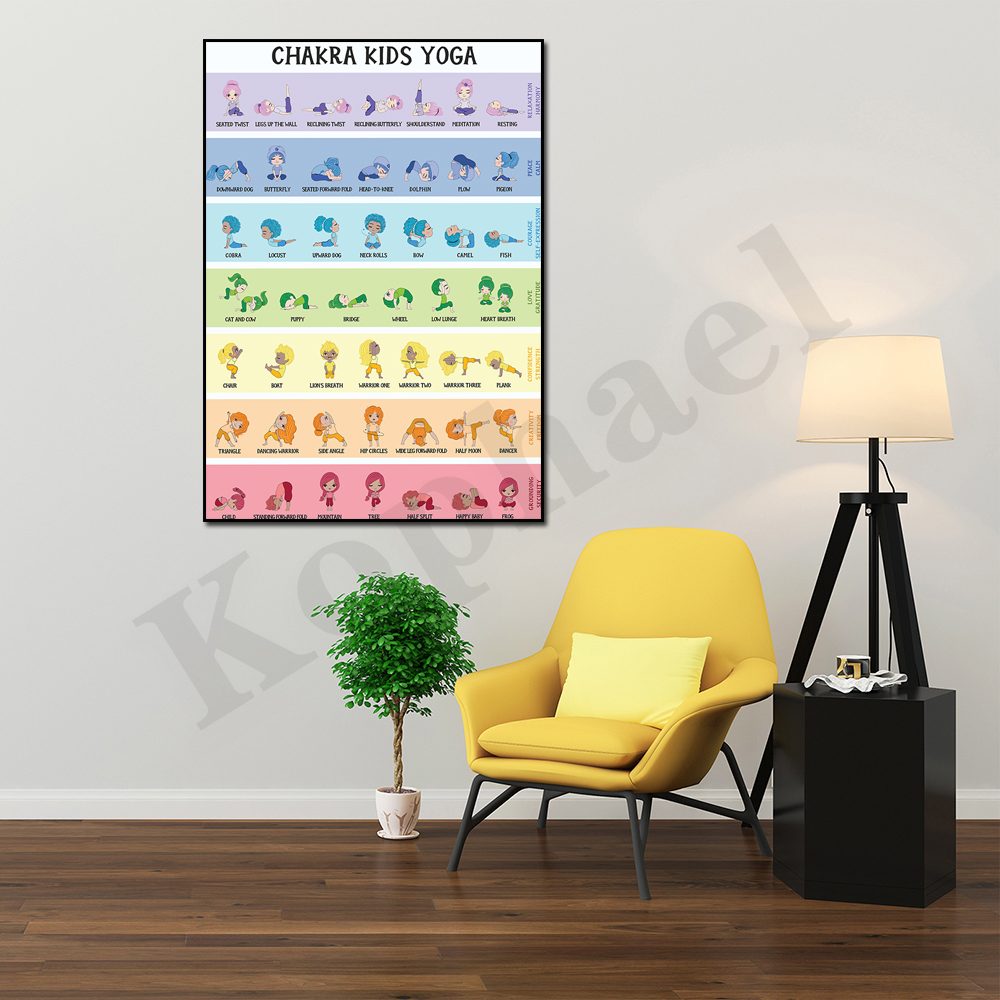 Chakra Yoga Poses for Kids Sch - Kids Yoga Education recension och pris