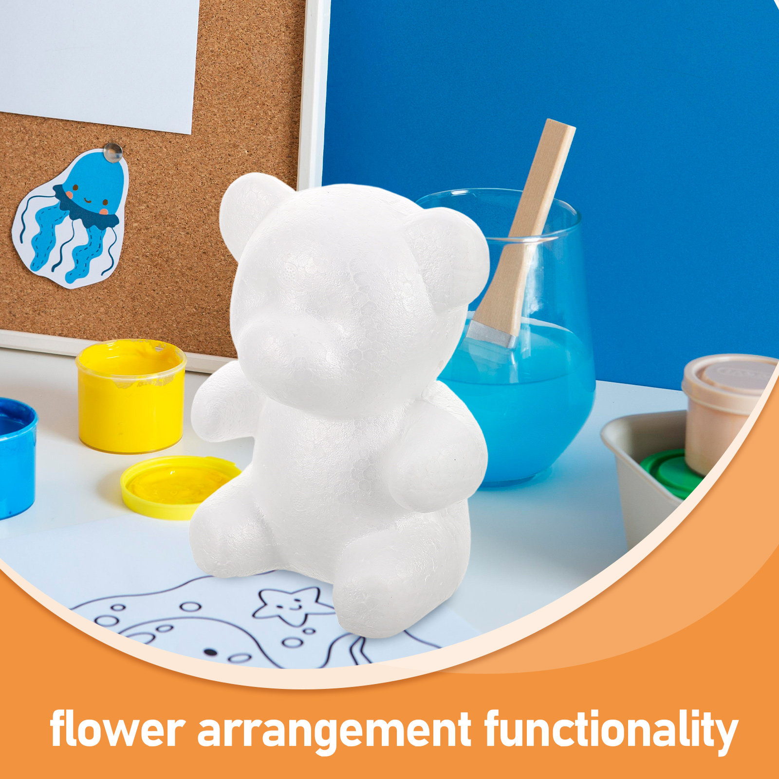 4Pcs Mini Foam Bear Sculpture  - Kids Education Desk recension och pris