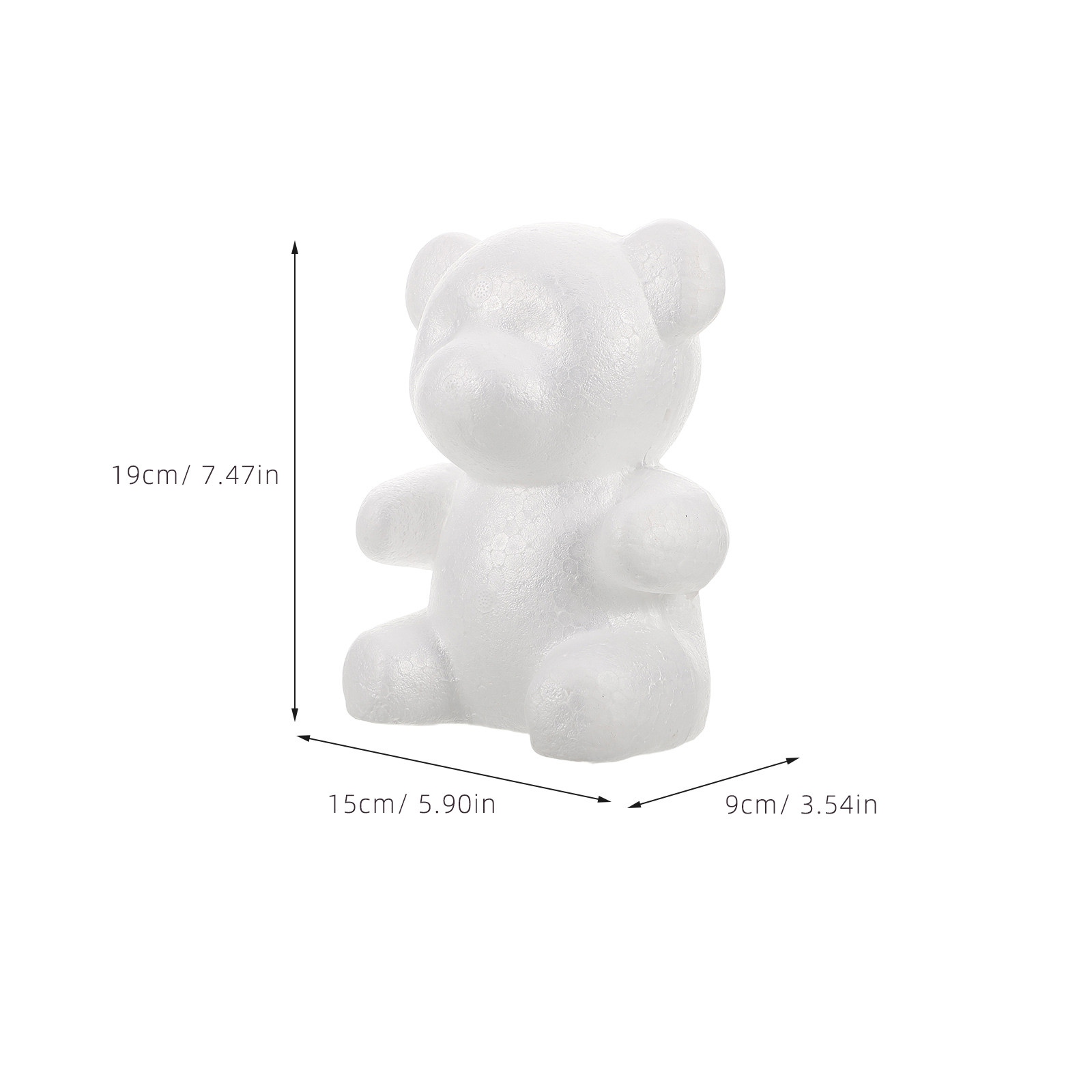 4Pcs Mini Foam Bear Sculpture  - Kids Education Desk recension och pris