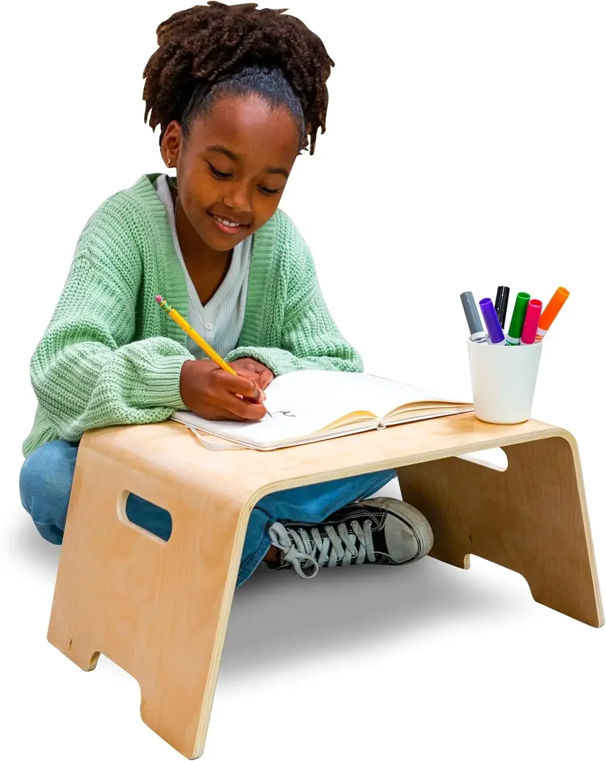 Bentwood Floor Lap Desk for Ki - Kids Education Desk recension och pris