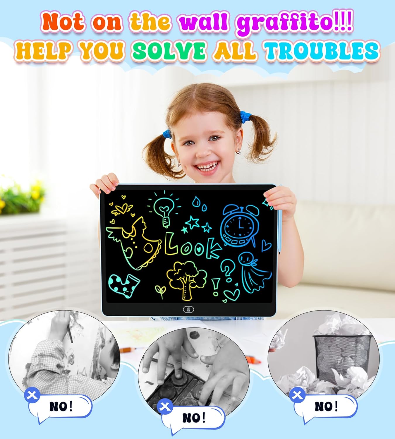 16 Inch LCD Writing Tablet for - Kids Education Tablets recension och pris