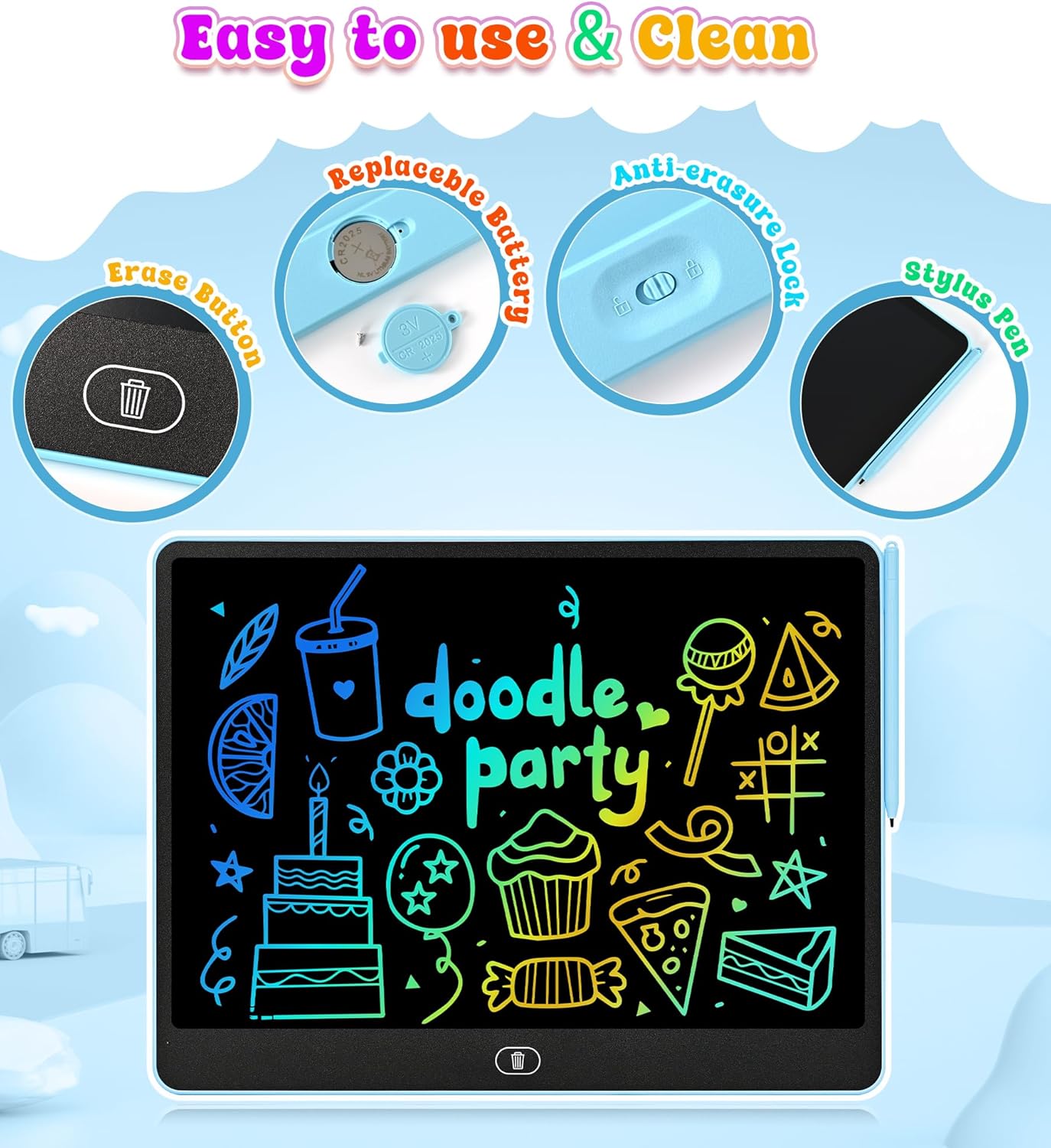 16 Inch LCD Writing Tablet for - Kids Education Tablets recension och pris