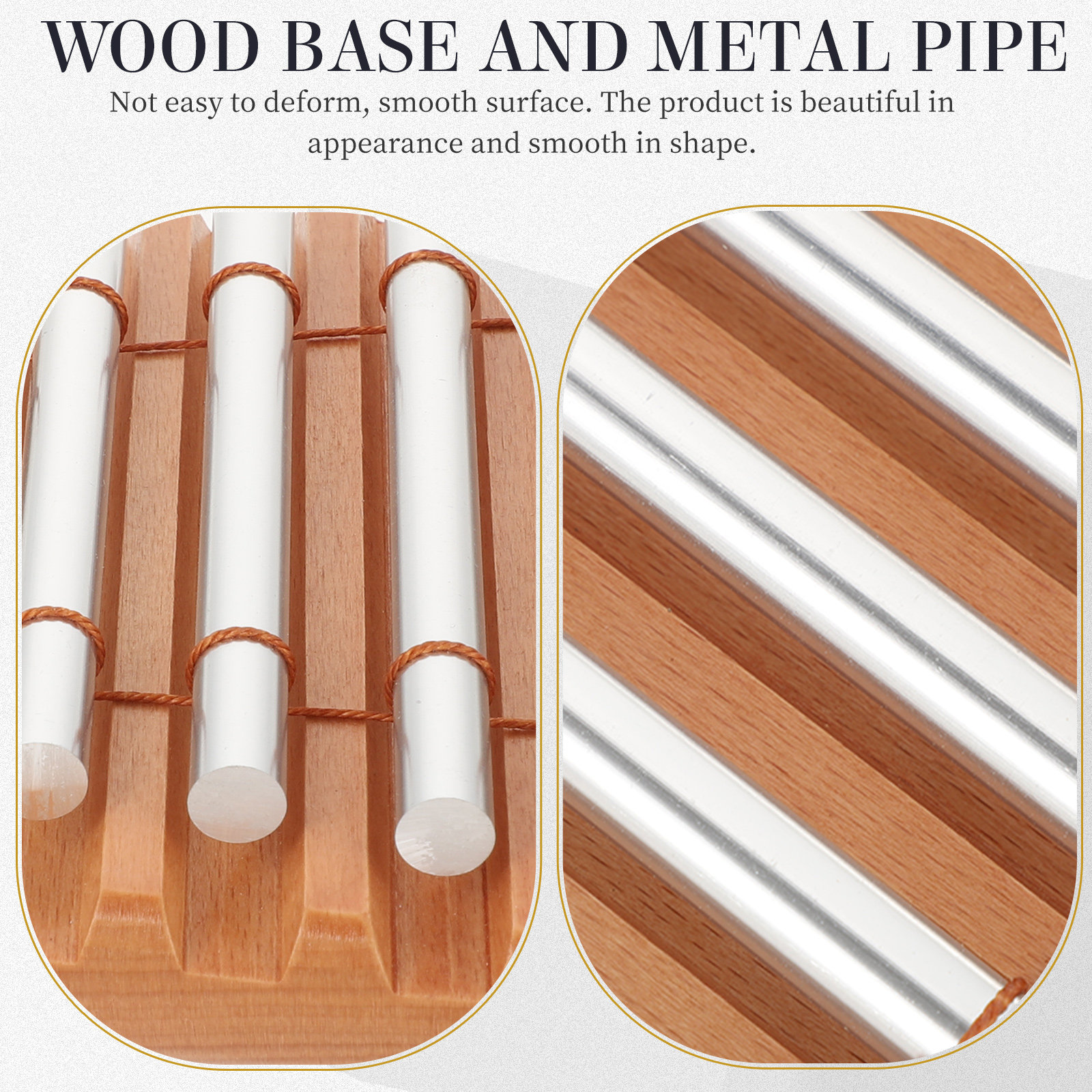 1Set Wooden Classroom Chime Se - Kids Yoga Education recension och pris