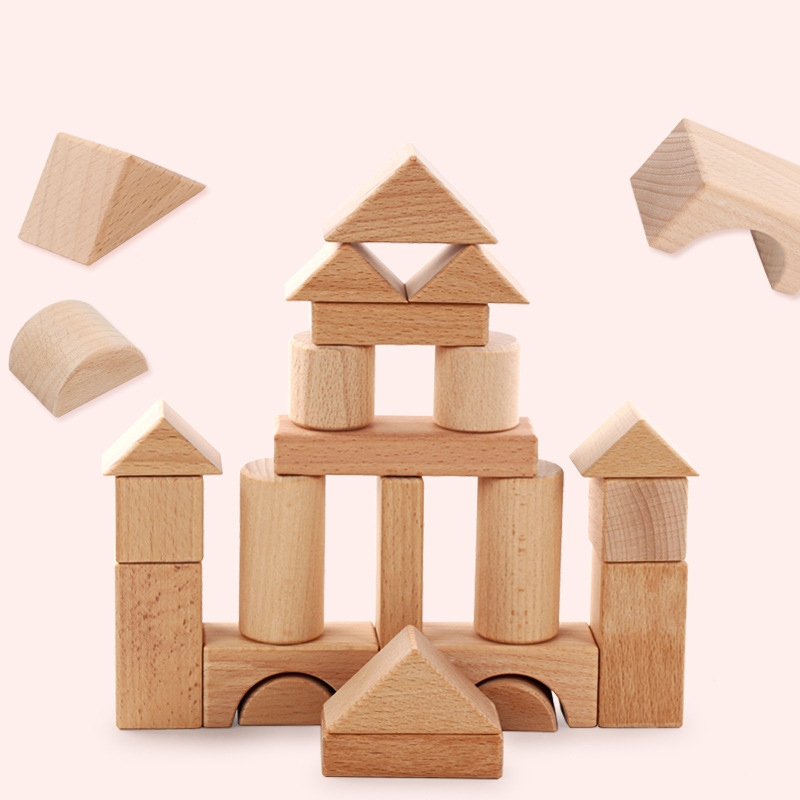 22pcs Building Blocks Beech Wo - Kids Education Login recension och pris