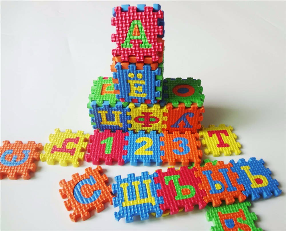 Russia Children Mini EVA Foam  - Number Puzzle Foam recension och pris