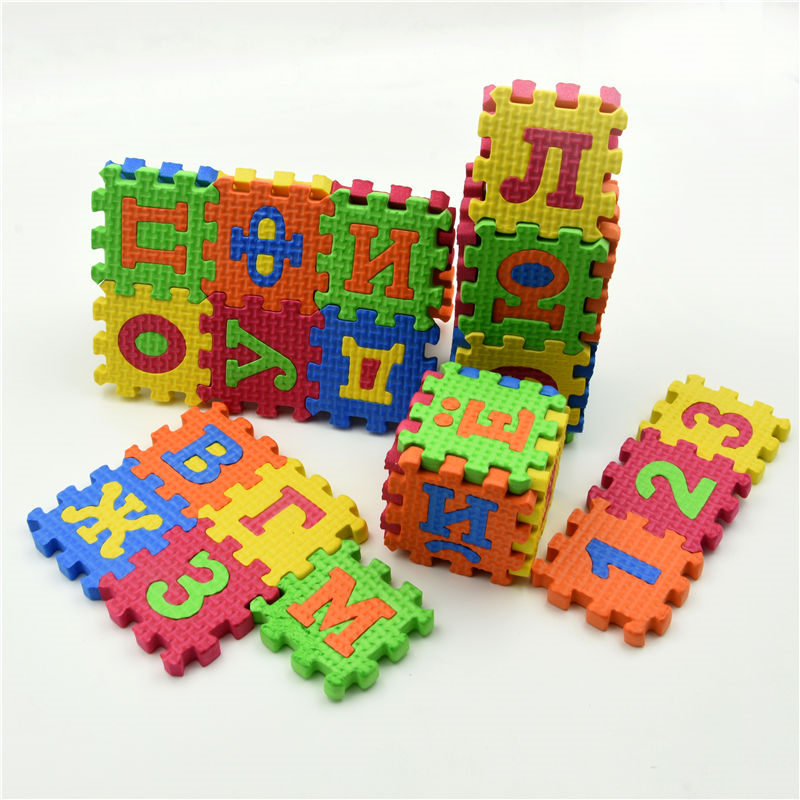Russia Children Mini EVA Foam  - Number Puzzle Foam recension och pris