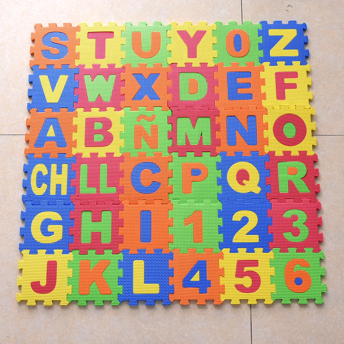 36pcs/pack 14cm Big Mats Child - Number Puzzle Foam recension och pris