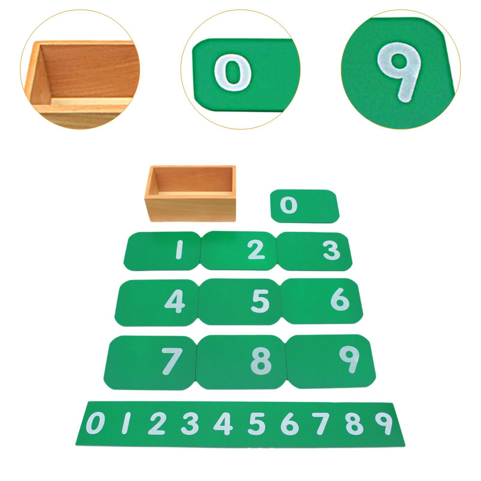 Wooden Number Cards Early Educ - Kids Education Centre recension och pris