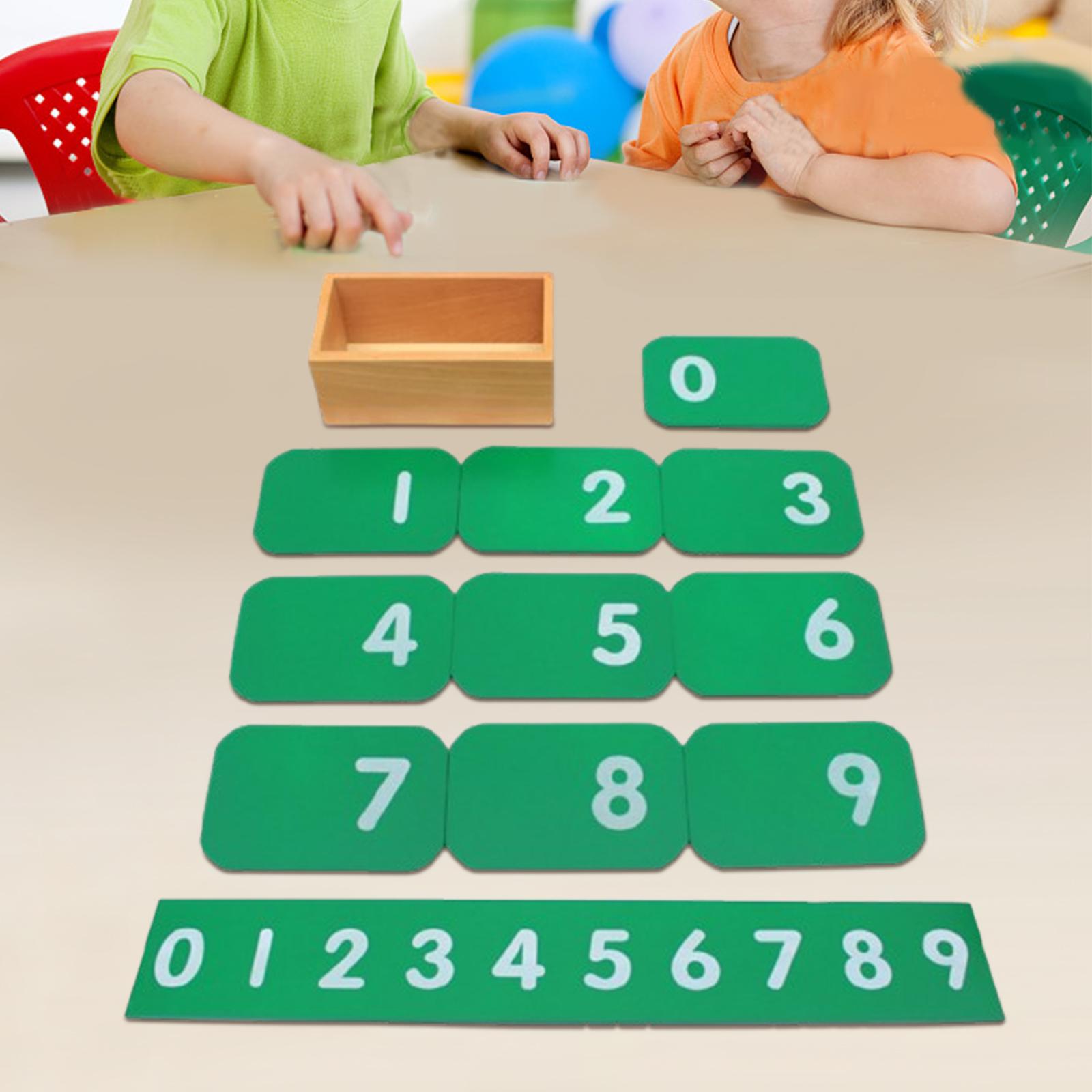 Wooden Number Cards Early Educ - Kids Education Centre recension och pris