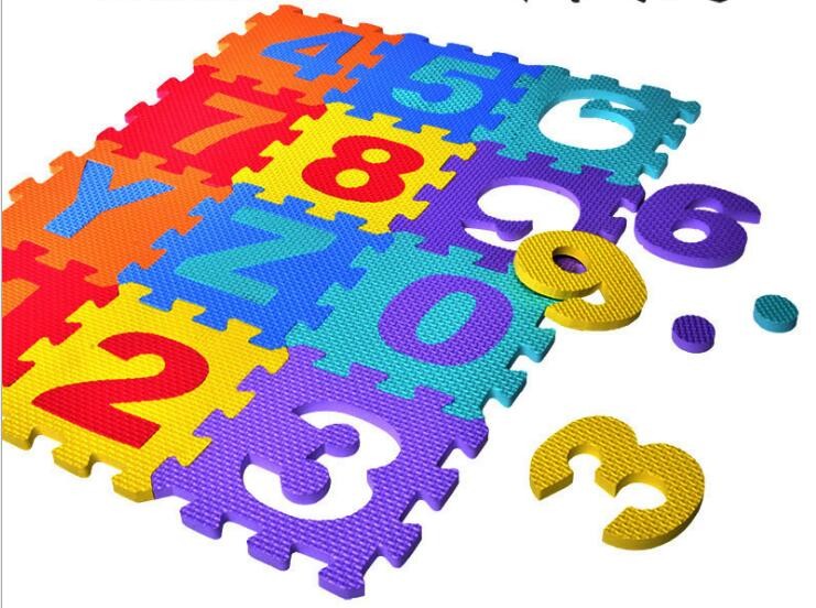 36PCS  Alphabet Numbers EVA Fl - Number Puzzle Foam recension och pris