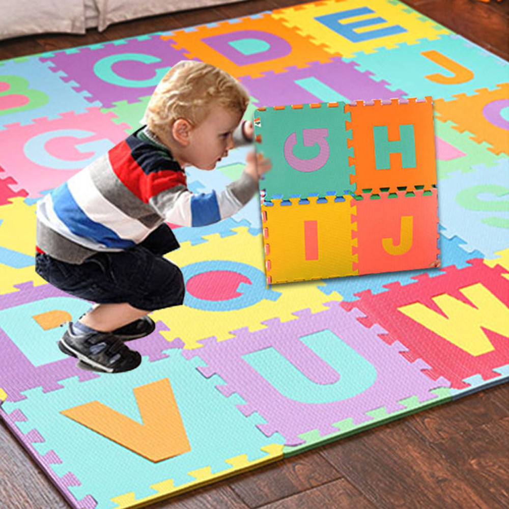 36PCS  Alphabet Numbers EVA Fl - Number Puzzle Foam recension och pris