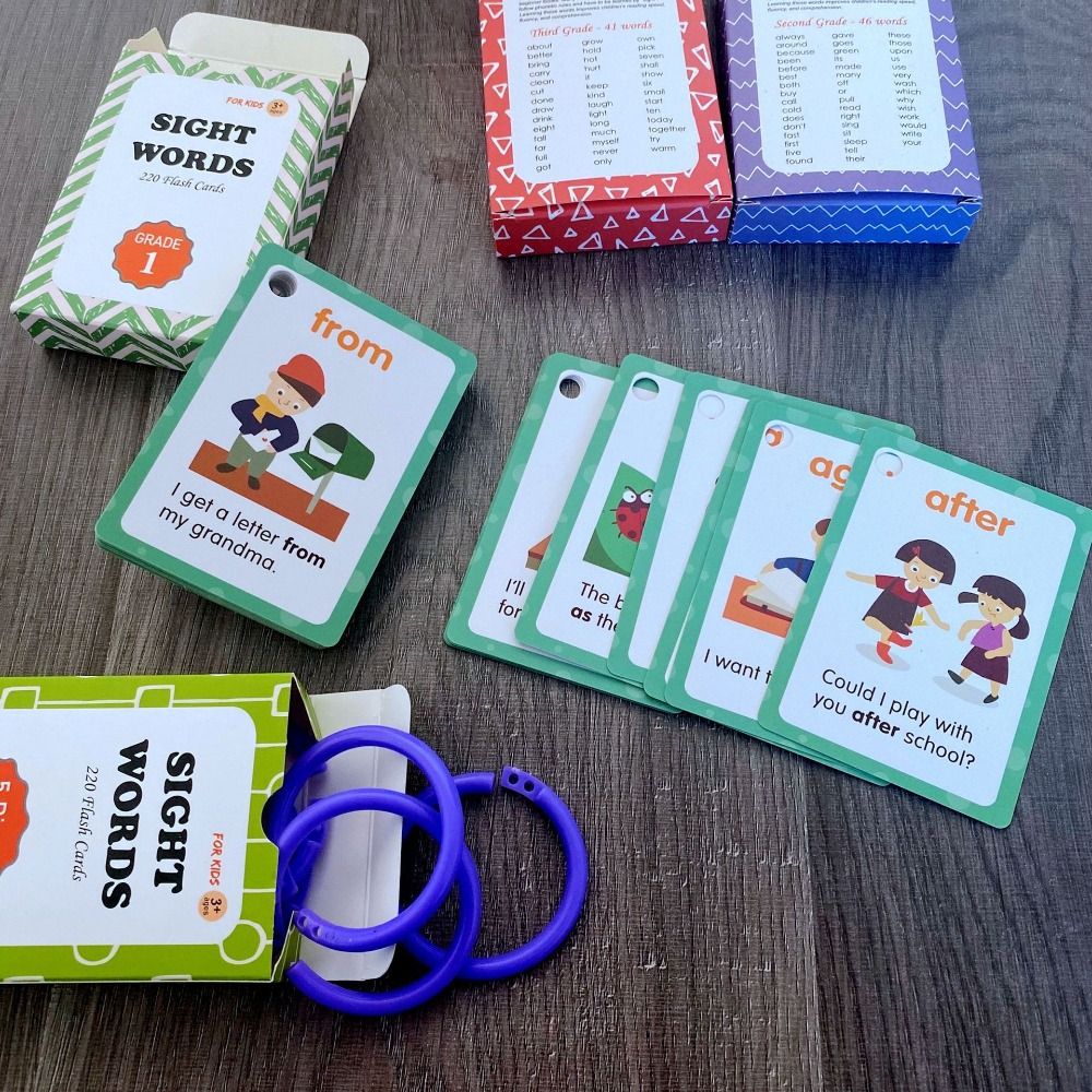 Paper Sight Word Flash Cards W - Sight Word Game recension och pris