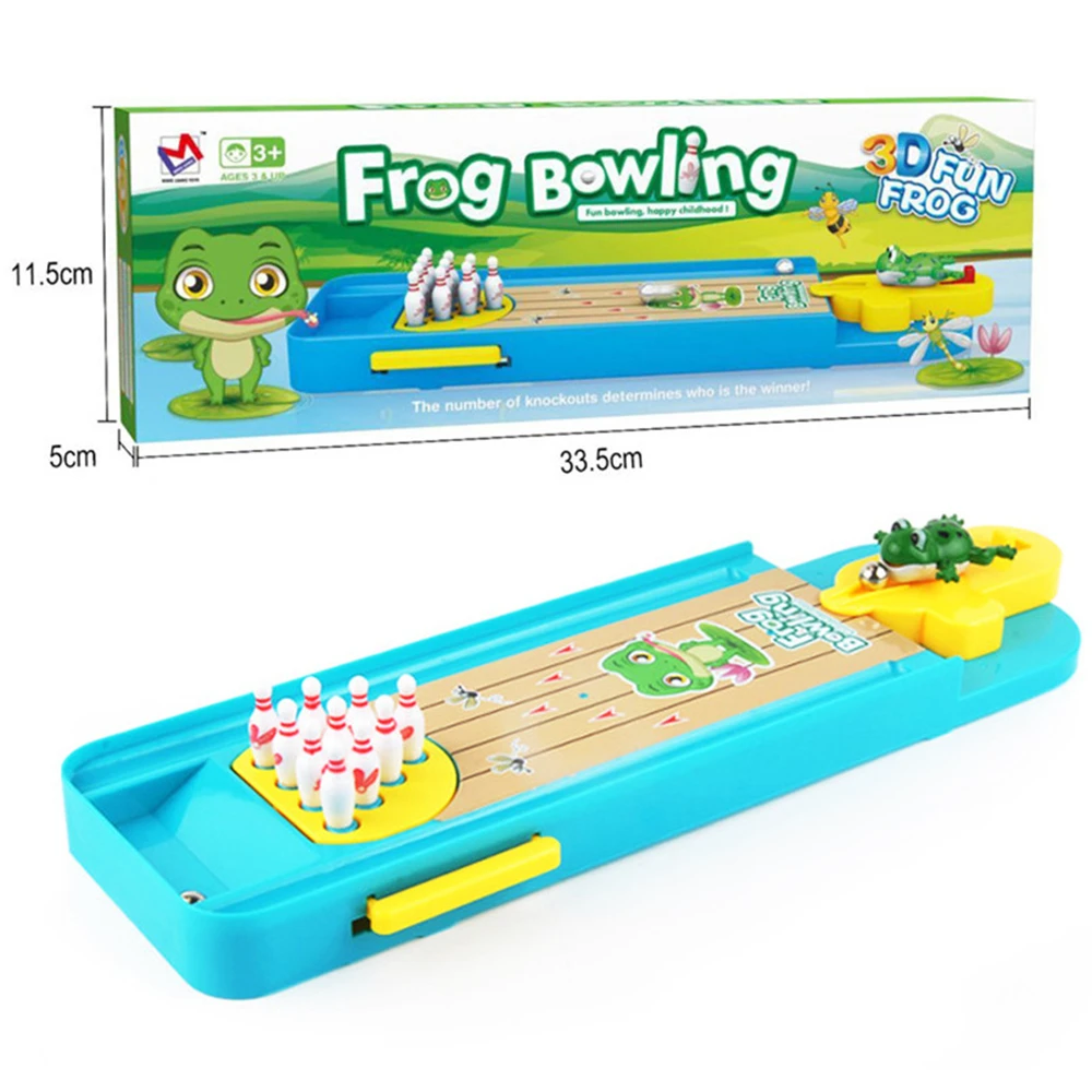 Frog Bowling Children's Toy Pa - Kids Education Table recension och pris