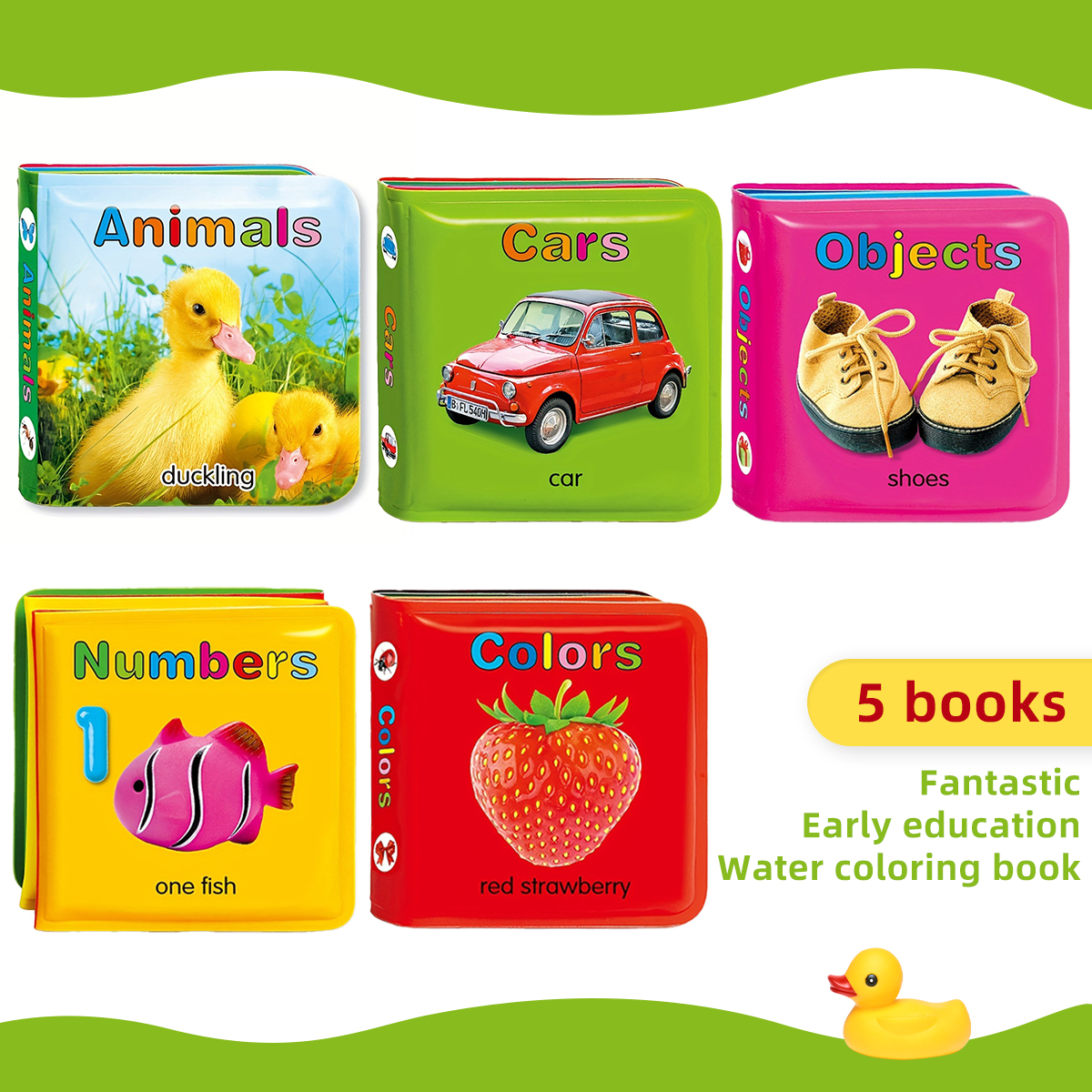 Waterproof Baby Bath Book Set  - Number Puzzle Foam recension och pris