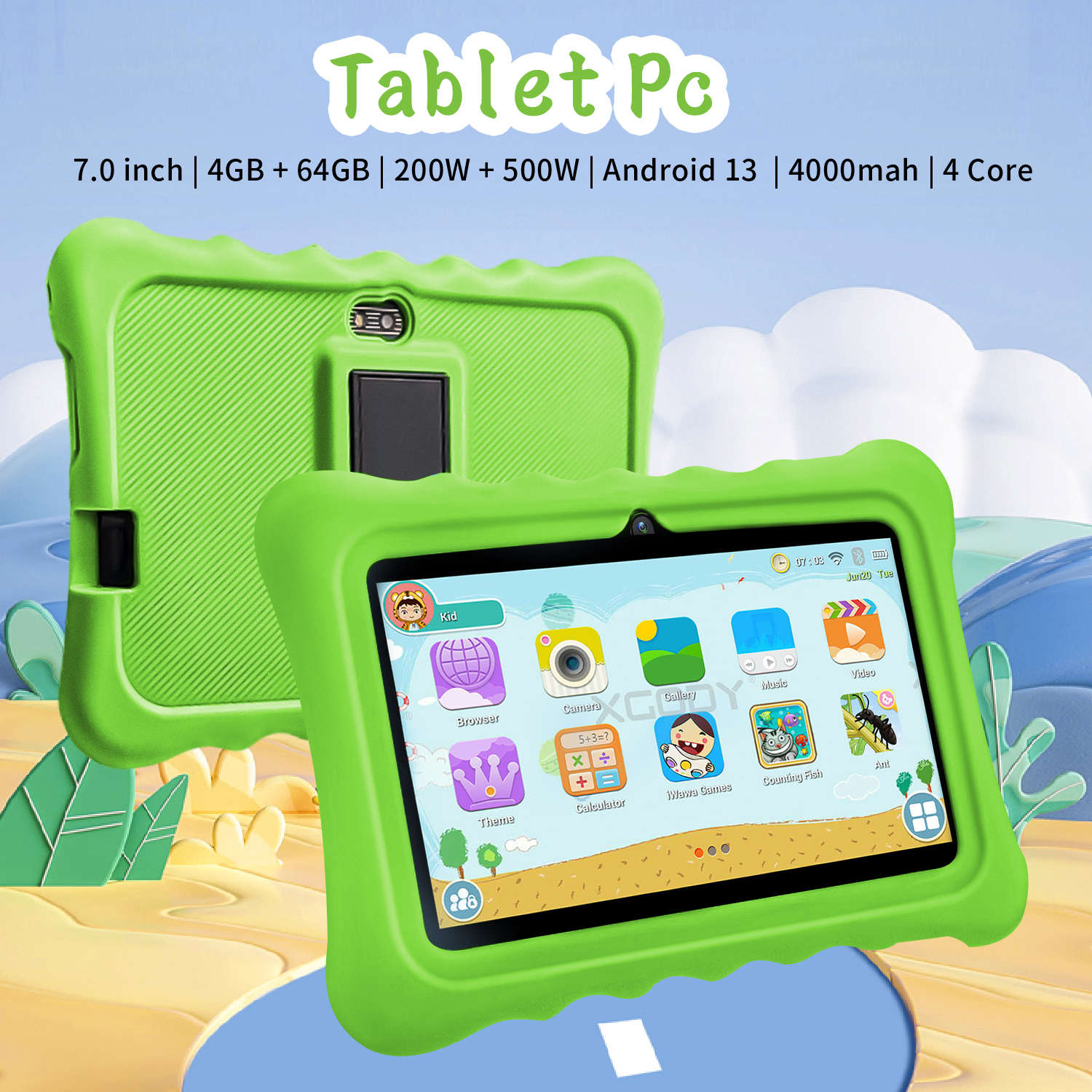 7 Inch Kids Tablet Quad Core 4 - Kids Education Tablets recension och pris