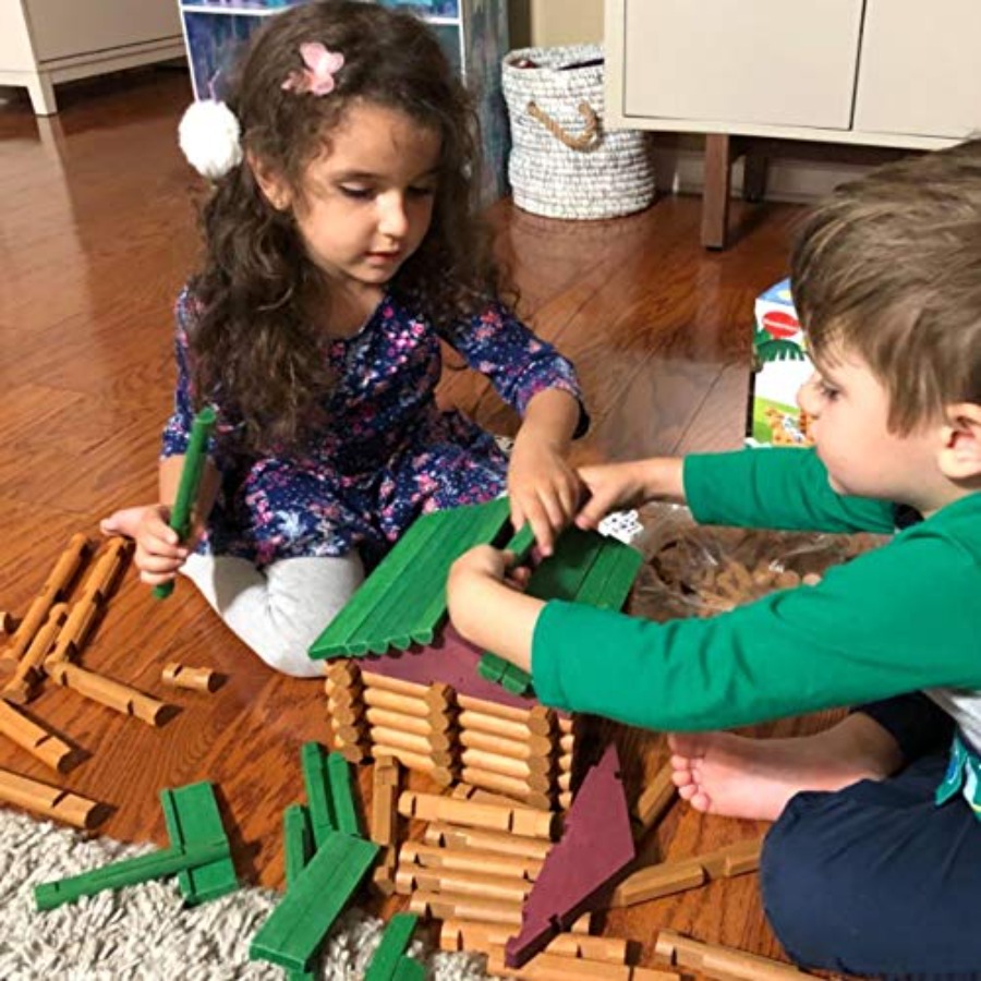 170 PCS Classic Building Log T - Kids Education Login recension och pris