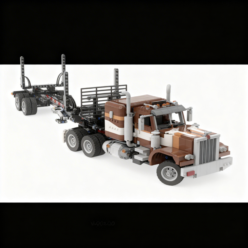 2006pcs MOC Peterbilt 359 Logg - Kids Education Login recension och pris