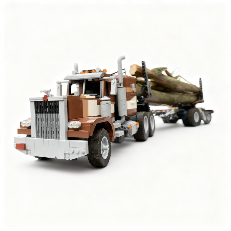 2006pcs MOC Peterbilt 359 Logg - Kids Education Login recension och pris