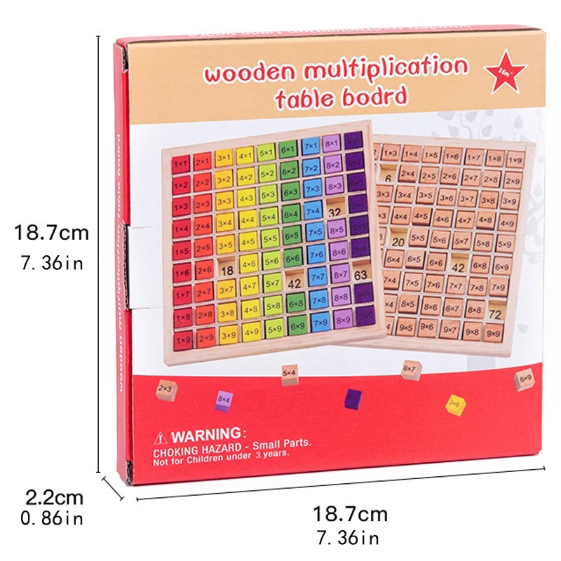 Montessori Educational Wooden  - Kids Education Table recension och pris