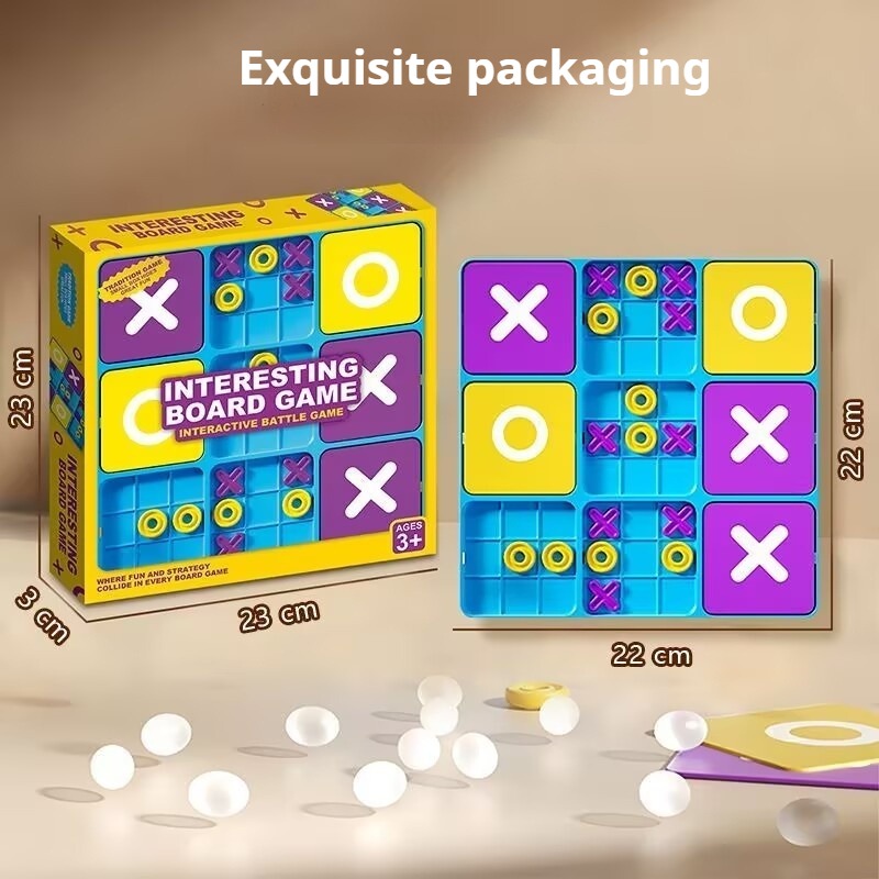 Fun Tic-Tac-Toe Board Game Kid - Kids Education Table recension och pris