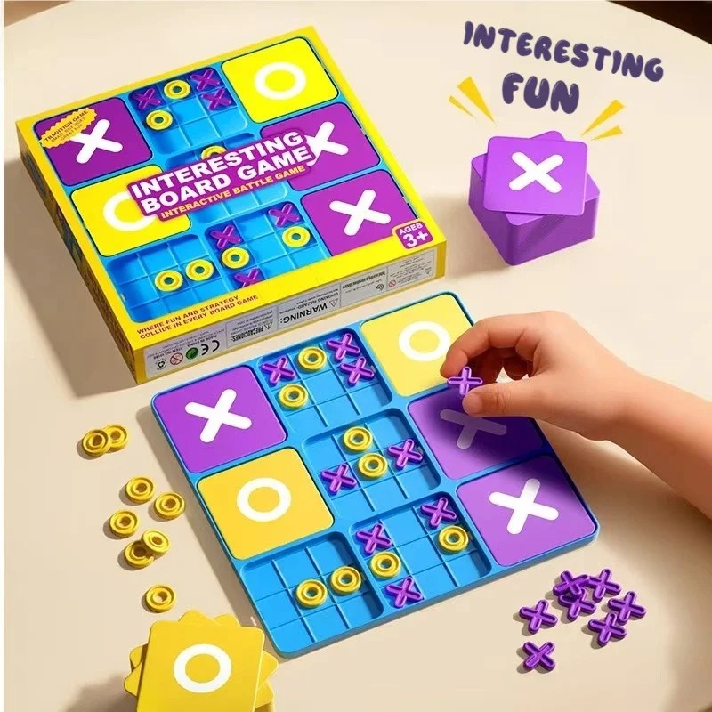 Fun Tic-Tac-Toe Board Game Kid - Kids Education Table recension och pris