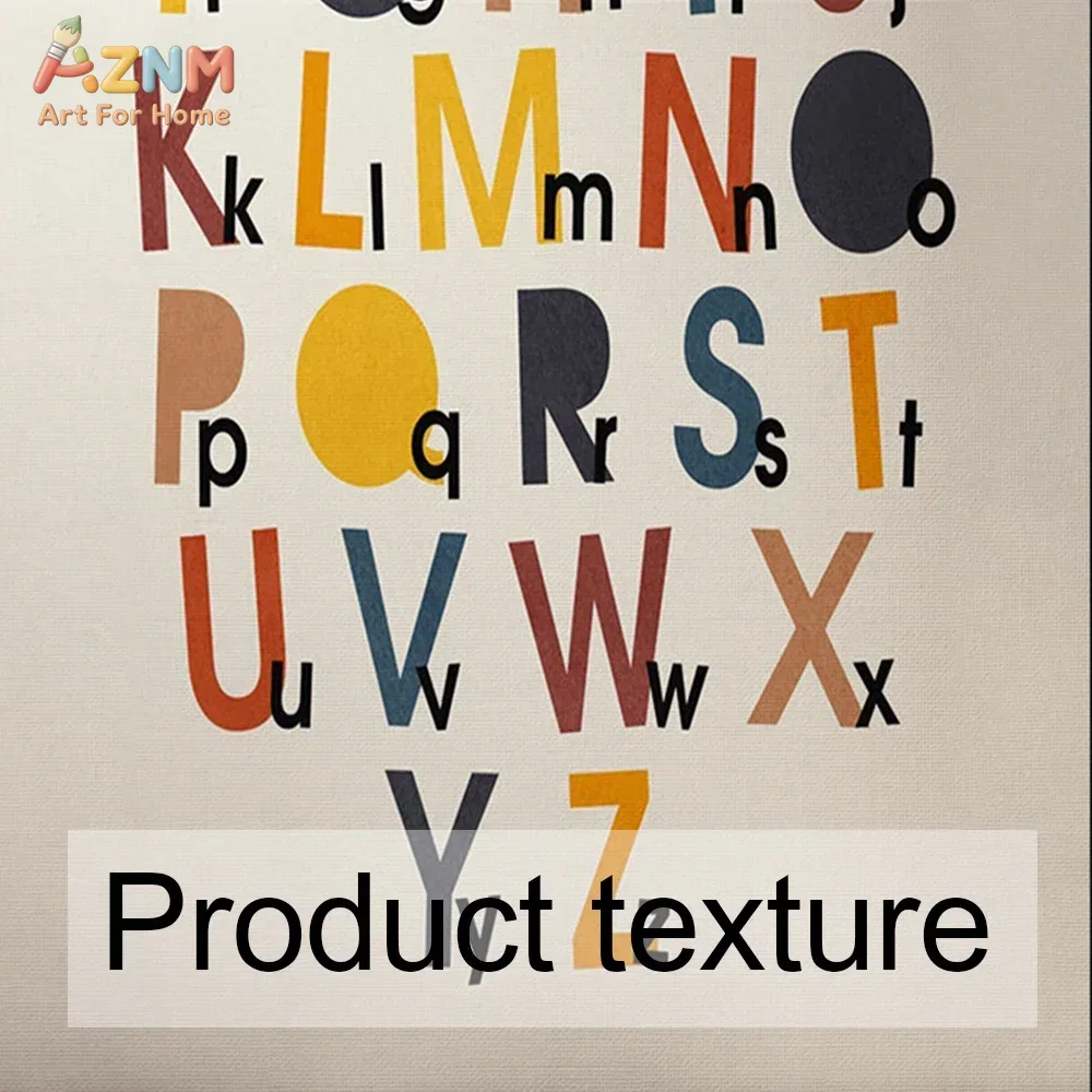 Rainbow Alphabet Poster Educat - Kids No Education recension och pris