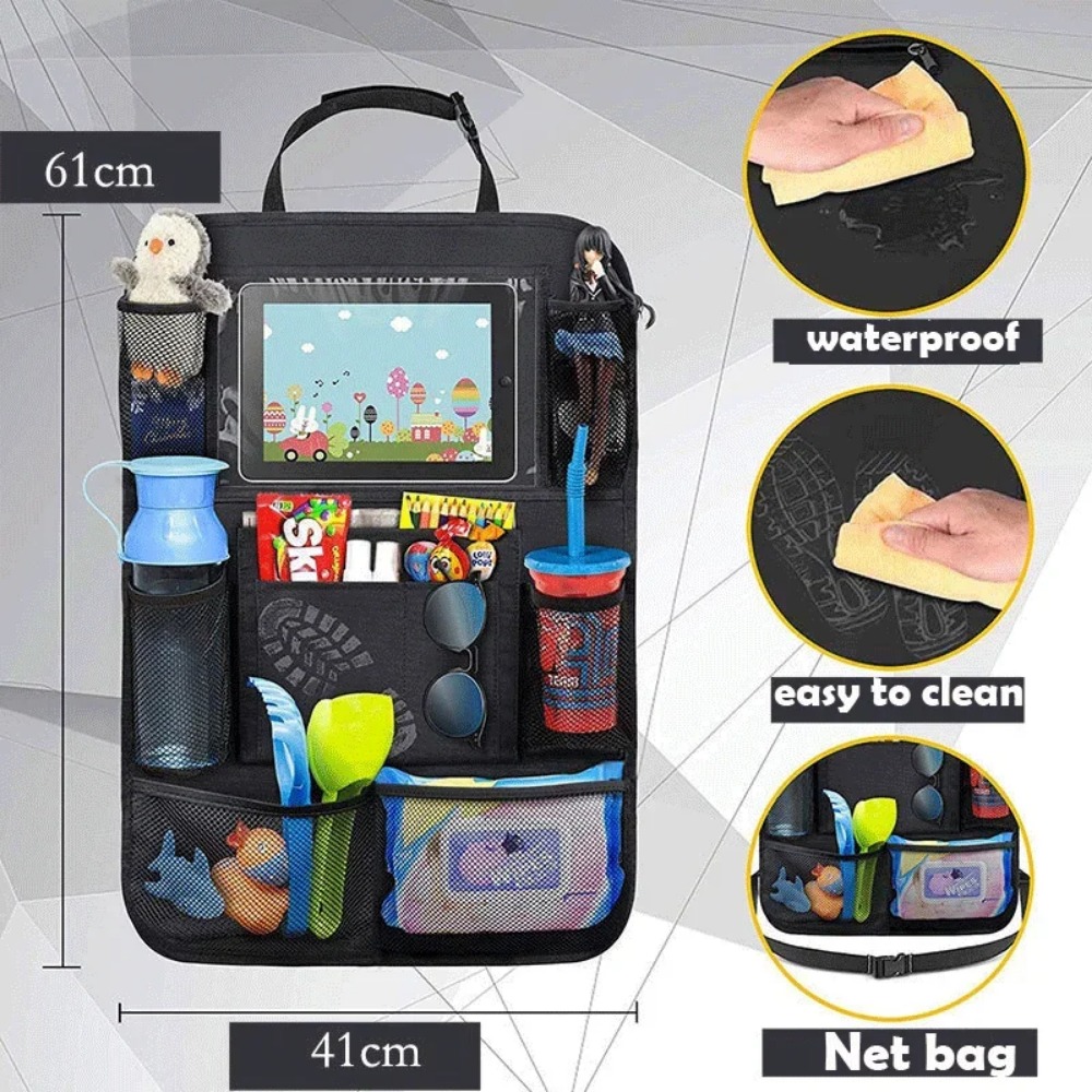 Car Seat Back Organizer 9 Stor - Kids Education Tablets recension och pris