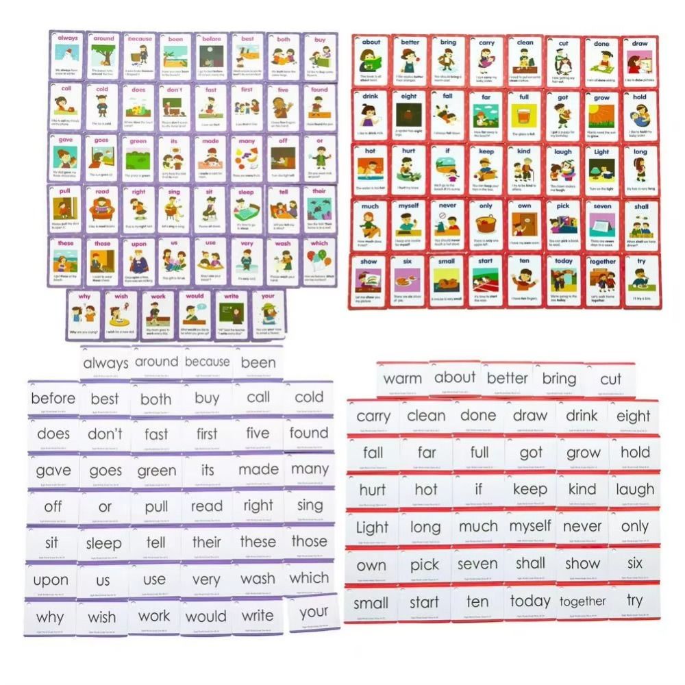 Paper Sight Word Flash Cards A - Sight Word Game recension och pris