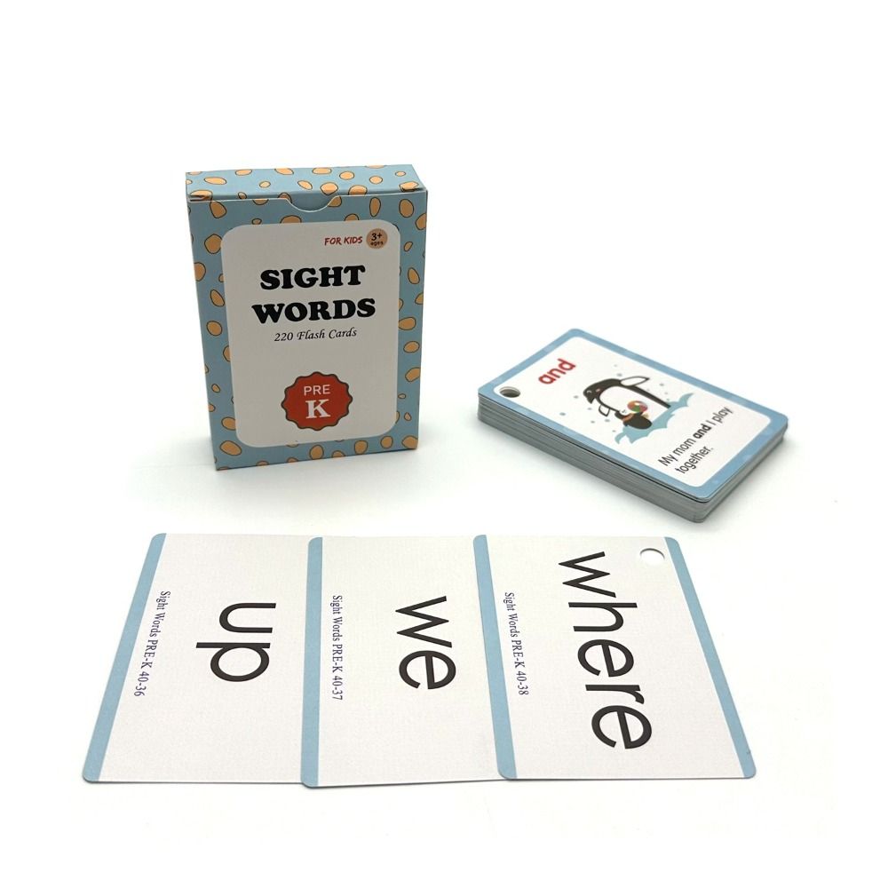 Paper Sight Word Flash Cards A - Sight Word Game recension och pris