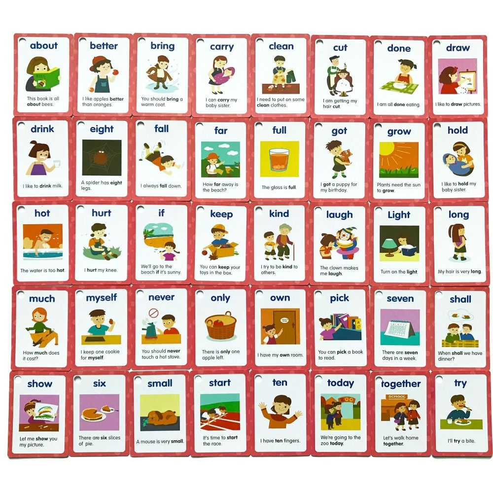Paper Sight Word Flash Cards A - Sight Word Game recension och pris