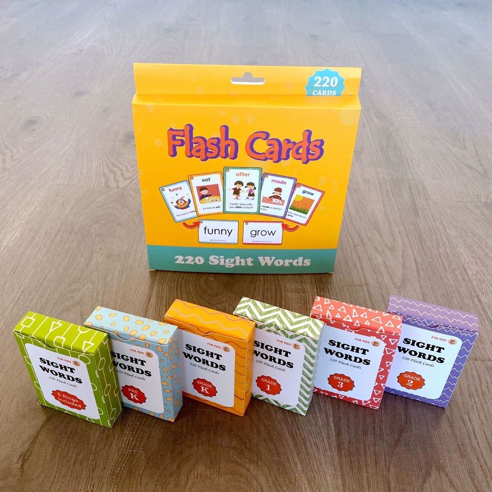 Paper Sight Word Flash Cards A - Sight Word Game recension och pris