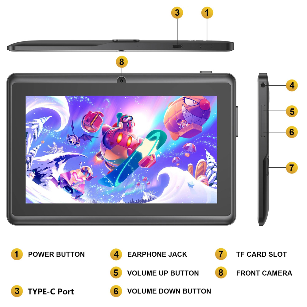 Hot Sales 7 Inch Kids Tablet Q - Kids Education Tablets recension och pris