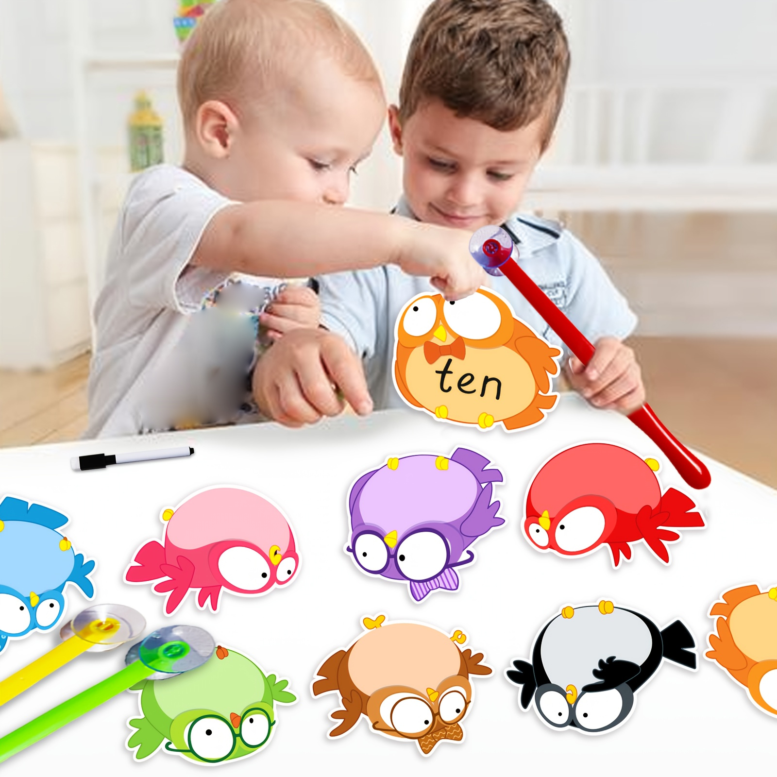 24Pcs Swat-a-Bird Game,Erasabl - Sight Word Game recension och pris
