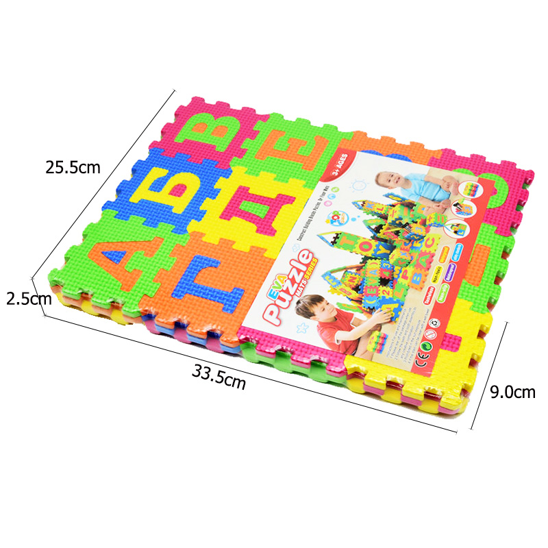 Hot sale! 90* 90mm Kids Baby P - Number Puzzle Foam recension och pris