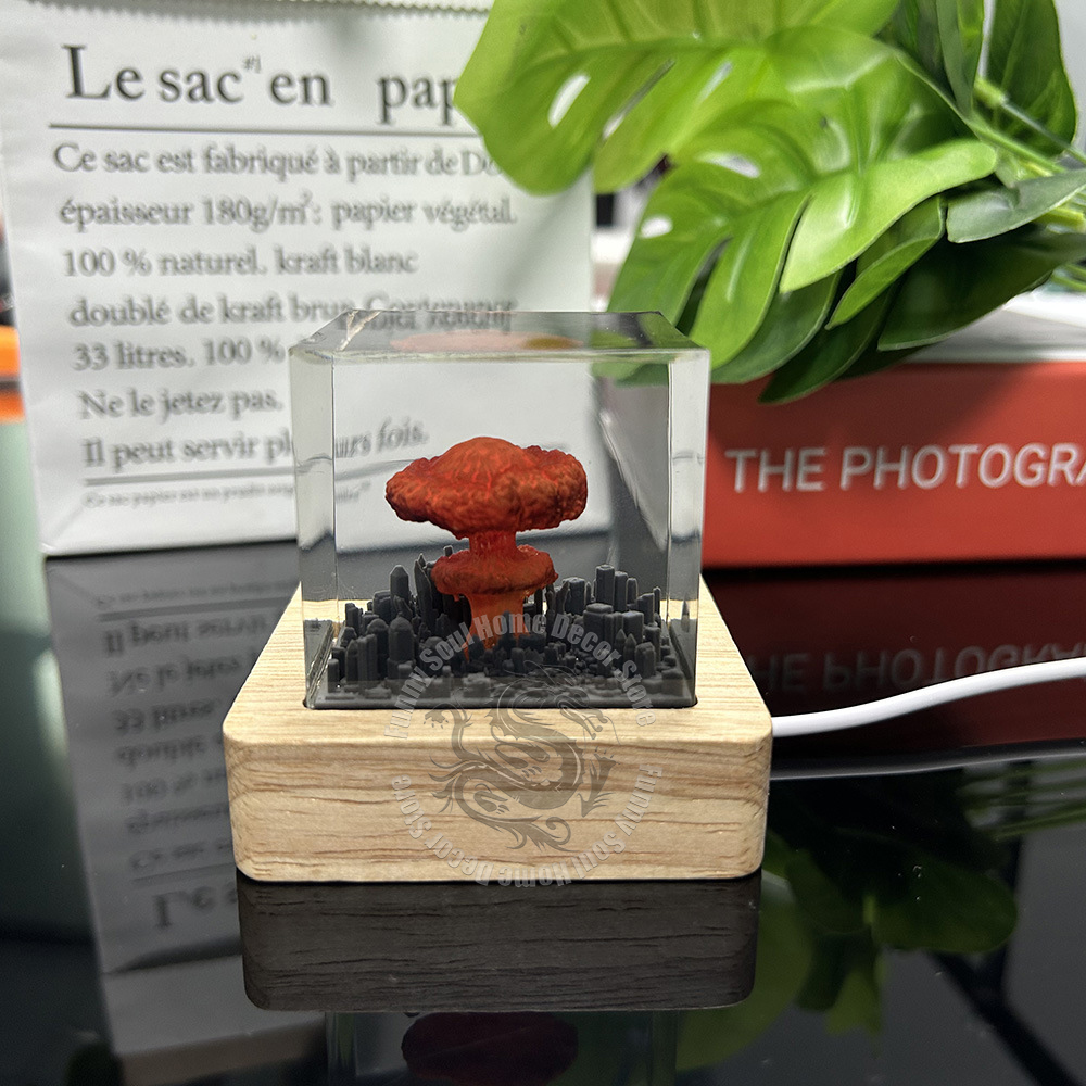 Nuclear Explosion Mushroom Clo - Kids Education Desk recension och pris