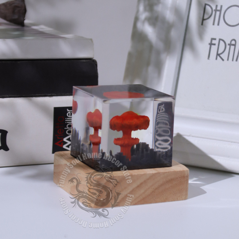 Nuclear Explosion Mushroom Clo - Kids Education Desk recension och pris