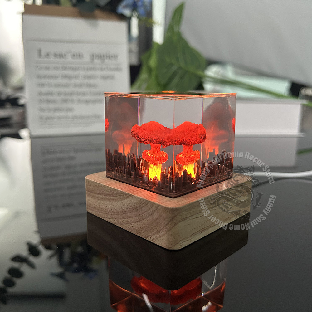 Nuclear Explosion Mushroom Clo - Kids Education Desk recension och pris