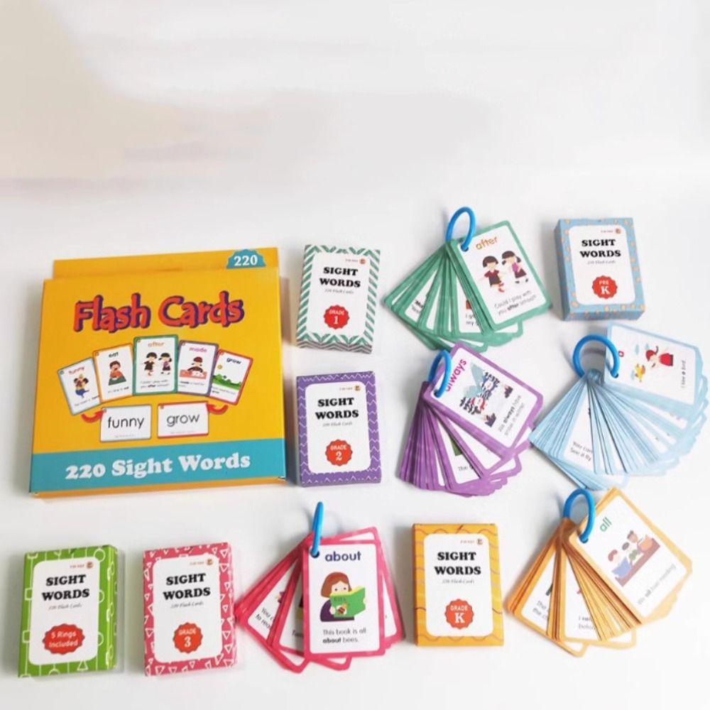 Paper Sight Word Flash Cards W - Sight Word Game recension och pris