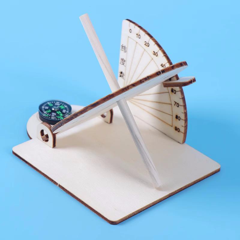 1 PCS DIY Equatorial Sundial C - Kids Education Desk recension och pris