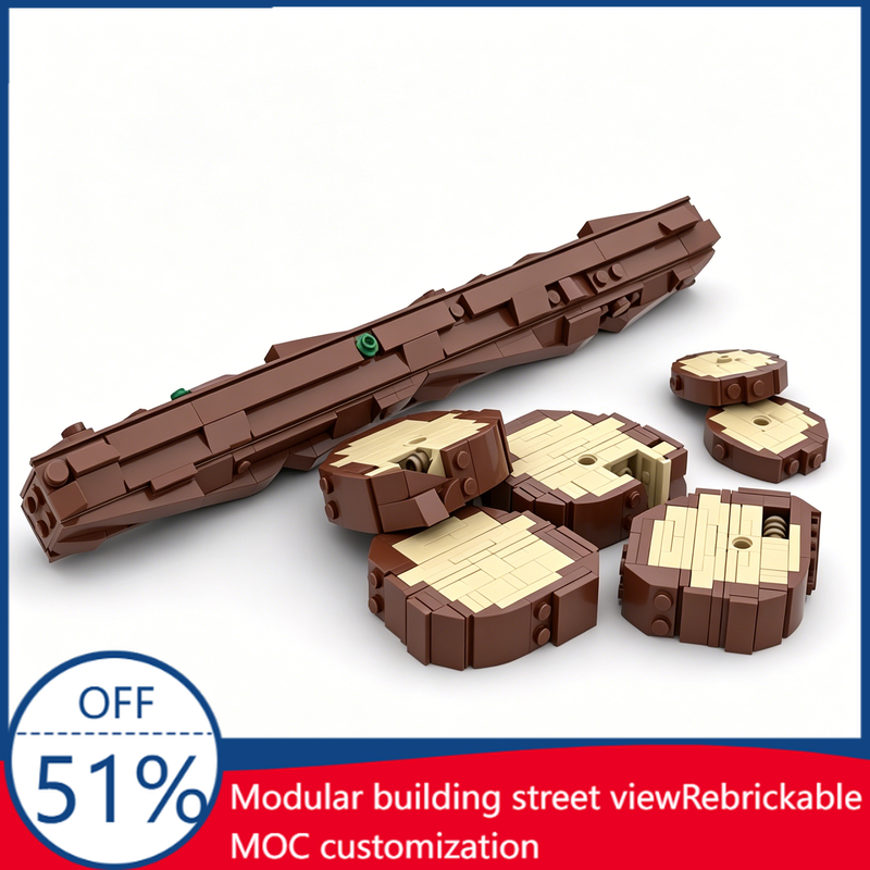 333PCS MOC Large Variety Logs  - Kids Education Login recension och pris
