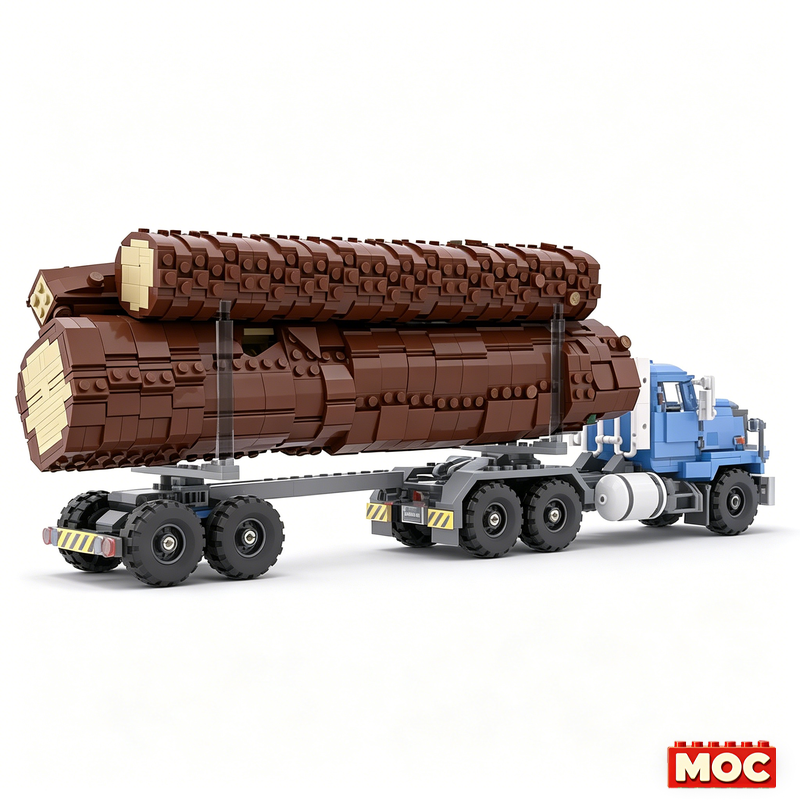 333PCS MOC Large Variety Logs  - Kids Education Login recension och pris